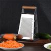 Professional Cheese Grater,Stainless Steels Metal Box Grater with Handle,4 Side Handheld Kitchen Food Shredders Potato