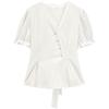 IEF French Style V-Neck Lace Top