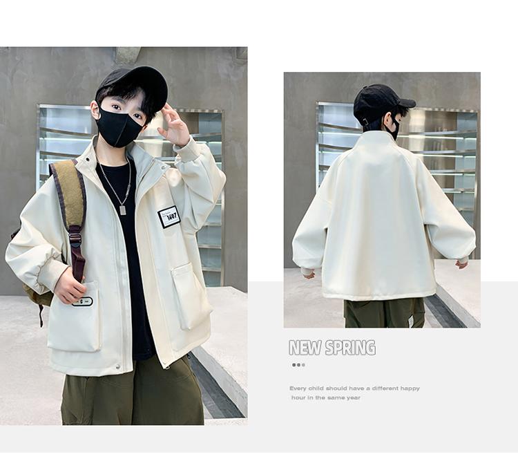 Boys' Spring and Autumn Windbreaker Jacket