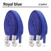 2 Paar 8 MM Breedte Elastische Schoenveters Sneakers Drukknop Veters Zonder Strikken Kinderen Volwassenen Geen Strik Schoenveters voor Schoenen Accessoires
