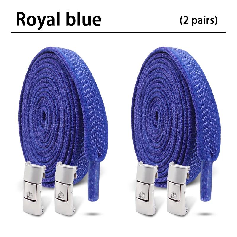 2 Paar 8 MM Breedte Elastische Schoenveters Sneakers Drukknop Veters Zonder Strikken Kinderen Volwassenen Geen Strik Schoenveters voor Schoenen Accessoires