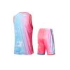 Anta Color Block Letter Round Neck Comfortable Breathable Sleeveless Vest Mid Waist Five Point Shorts Basketball Set Men basketball set 152431201-1
