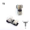 10pcs Electric Wire Connector T Type Quick Splice Electrical Cable Crimp Terminals for Wires Wiring 22-18AWG LED Car Connectors