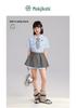 Girls' Academy Style Summer Set with Tie and Safety Shorts