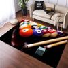 15 Misure Stampa 3D Pattern Biliardo Snooker Tappeto per Soggiorno Tappetino per Bagno Zerbino Creativo Tappeto per Camera da Letto Decorazioni per la Casa