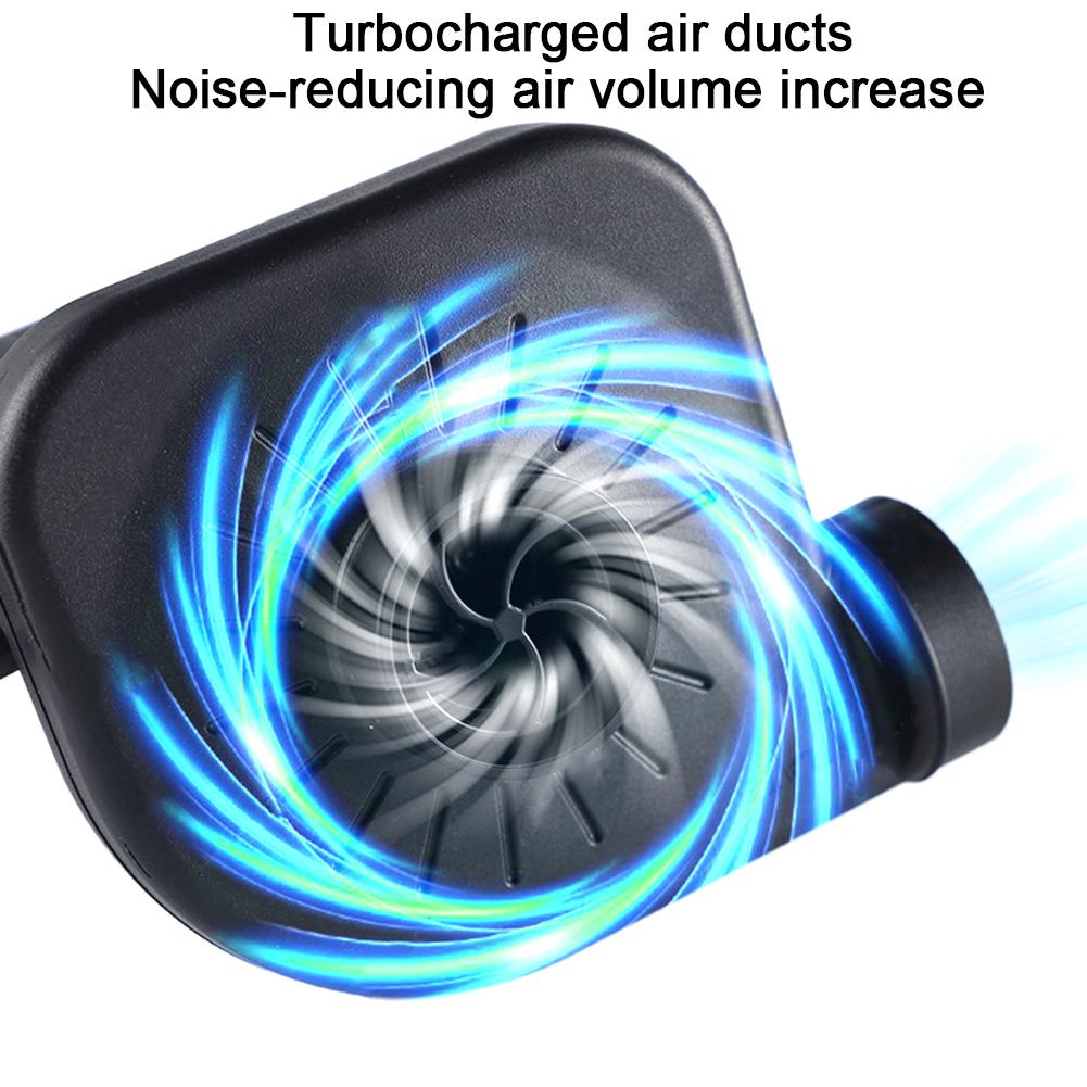 Air Mattress Pump with 3 Nozzles Inflator/Deflator Pumps Quick-Fill for Inflatable Air Mattress Boats Swimming Ring