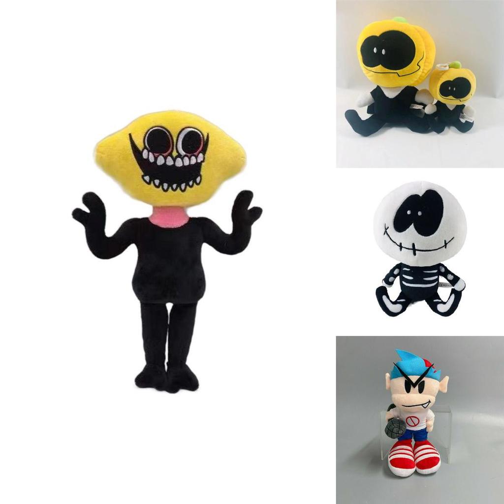Friday Night Funkin Plüschtier Entzückend Weich Fnf Whitty Und Freund Lemon Demon Puppe Für Kinder