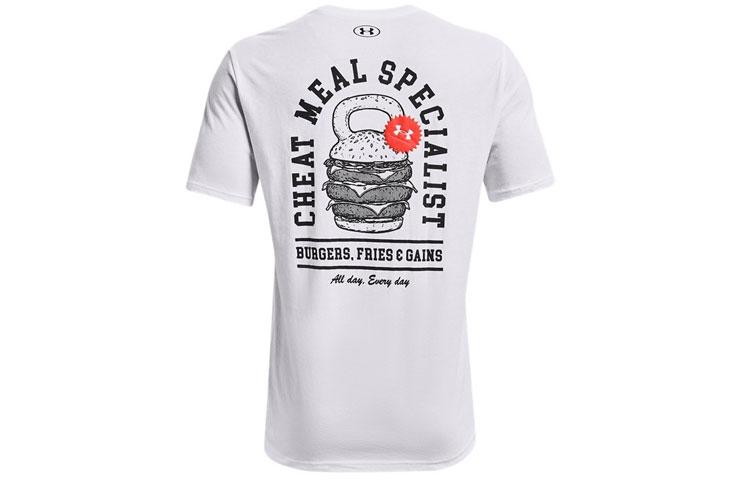 Under Armour Straight Fit T Shirt Men s White 1366445-100 XL