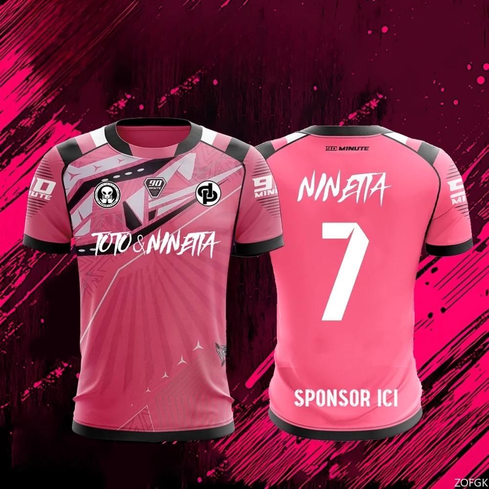 

New Maillot JUL T-shirt Summer Youth Breathable and Quick-drying Training Football Shirts Unisex Sports Jerseys M