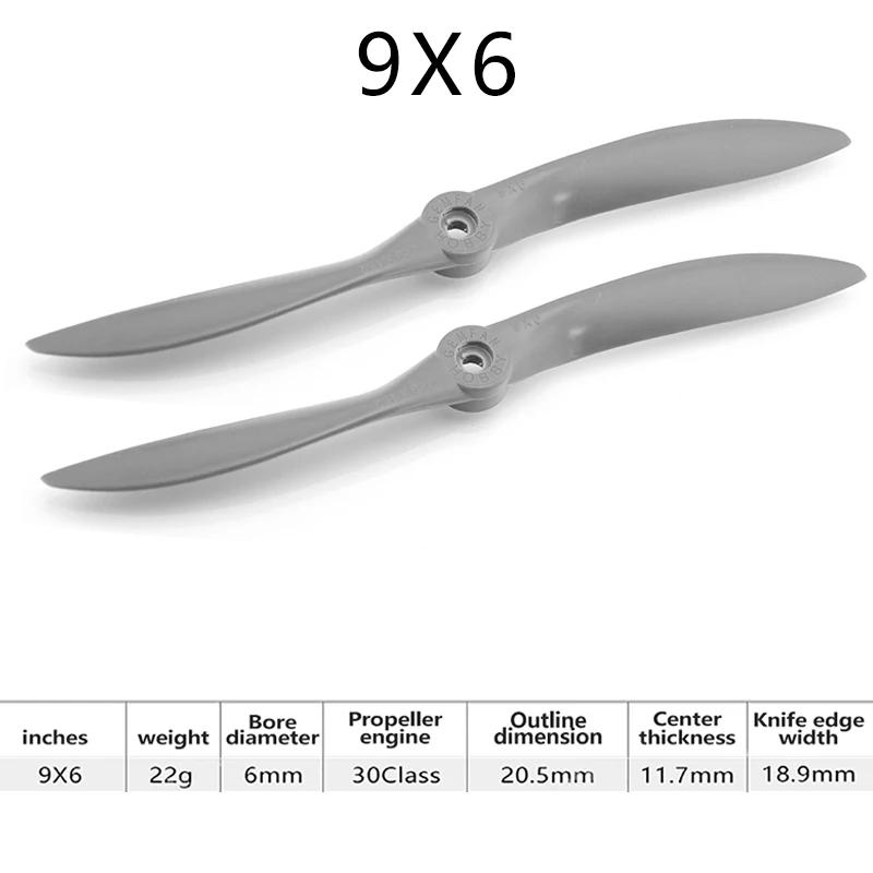 2PCS GEMFAN Glass Fiber Nylon Glow Propellers 8X6/9X5/9X6/10X6/11X6/12X6/13X4/13X6/14X6/15X10 Props For RC Airplane Fixed Wing