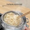 Stainless Steel Mesh Strainer Fine Mesh Durable Handle For Home Kitchen Noodle Frying Draining