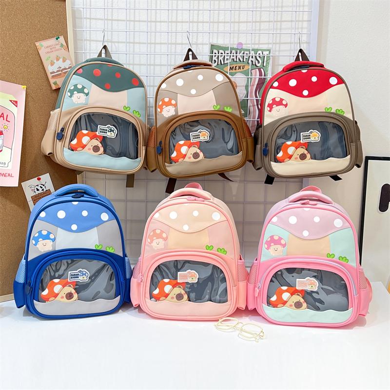 Kindergarten Baby Backpack Children Boys And Girls Light Schoolbag