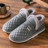 Elderly Waterproof Cotton Slippers Men's Bag Heel Indoor Home Non-slip Warm Household Wool Cotton Shoes Winter Large Size Women