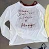 Summer new American Spice Girl top loose temperament fashion blouse top design sense long sleeve top women
