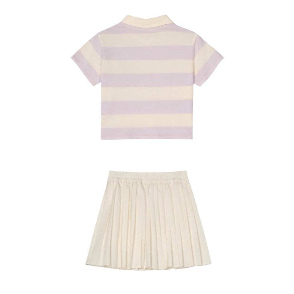 Kids' New Balance Skirt Set SS26 2 Piece Set ND2SG6S092-LAV