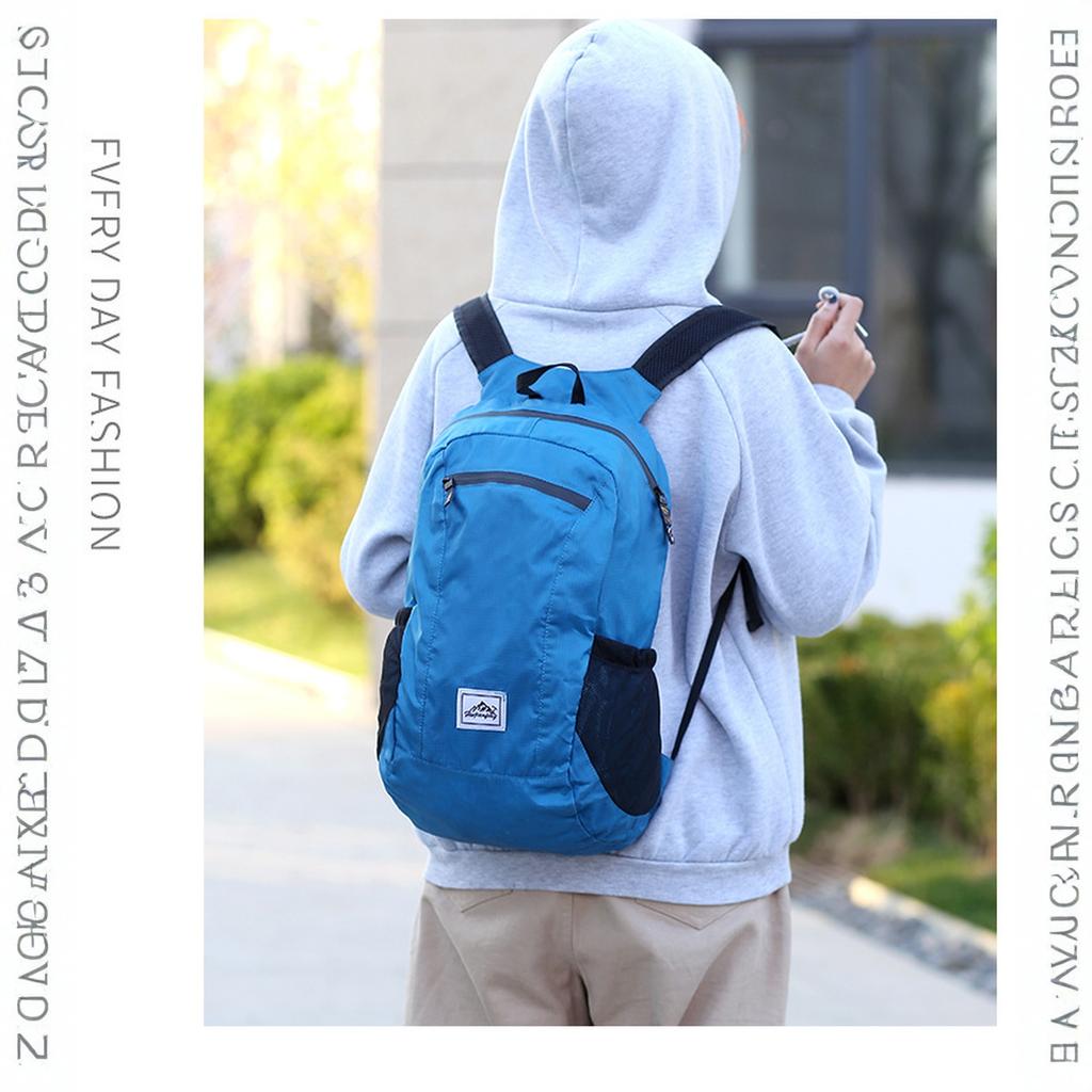 Ultra Light Outdoor Hiking Cycling Travel Backpack Fitness Bag Waterproof Handbag Small Foldable Backpack Storage Bag