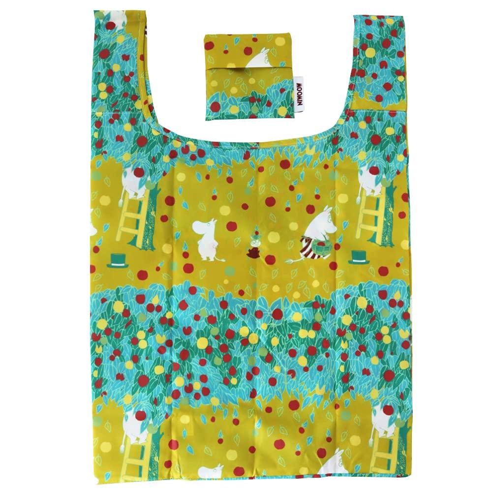Marushin Moomin Omenapoo Eco X W40 X D20cm 12 X Made with Recycled Product 1425012900 Bag, Approx. H63.5 (Folded 12cm), Polyester, Number
