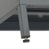TV Cabinet Anthracite 105 x 35 x 52 cm Steel and Glass