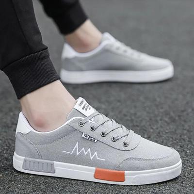 Herrenschuhe Neue Atmungsaktive Canvas-Schuhe Herrenmode Vielseitige Herren Sportliche Freizeit-Board-Schuhe Bequeme Schuhe für Herren