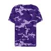 Damska koszulka T-shirt z nadrukiem Przycisk z krótkim rękawem Codzienny weekend Moda Podstawowy Dekolt w kształcie litery V Regularny top