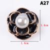 Eleganti Abiti da Donna e Ragazza Spille Distintivi Camelia a Quadri Classici da Donna Alta Qualità Feste Accessori Spille da Matrimonio