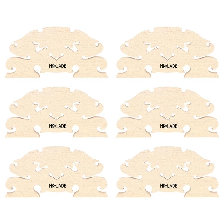 Pack of 6 Versatile Maple Wood Morin Khuur Bridge for Multiple Morin Khuur Types Enhancing Performances and Appearance 1
