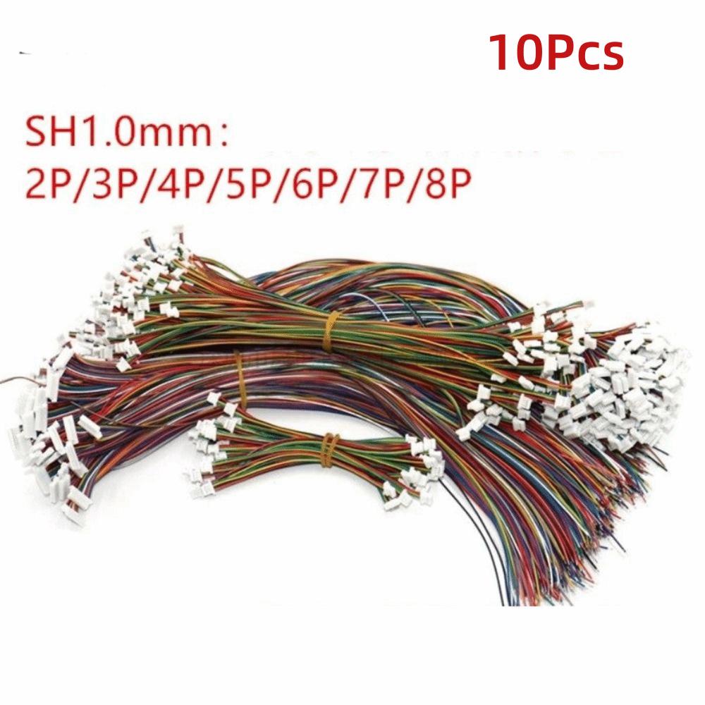 10Pcs 28AWG Copper SH1.0 Terminal Wire Single Head Single Head Connector  Mini Device Repair
