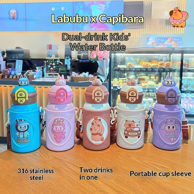 Puppe Kinder Topf 316 Edelstahl Doppelwandige Trink Thermosbecher, Ein Must-Have Wasserbecher für Schüler für die Schule