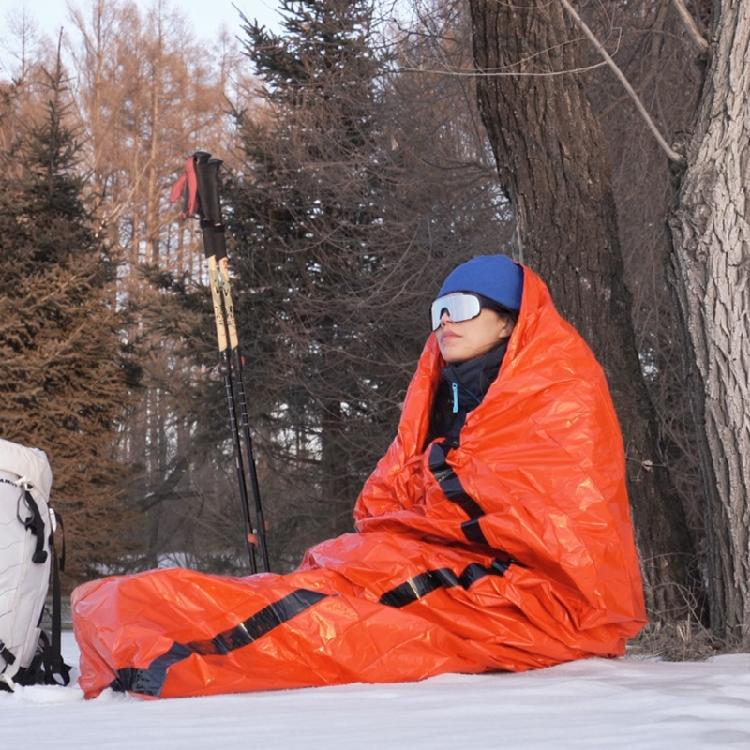 Thermals Reflective Winter Sleep Bag Cover Backpacking Sleep Bag Liner for Outdoor Survival