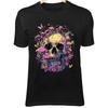 Enchanted Spring Skull - Mossy Bones, Pastel Mushrooms & Butterflies Art