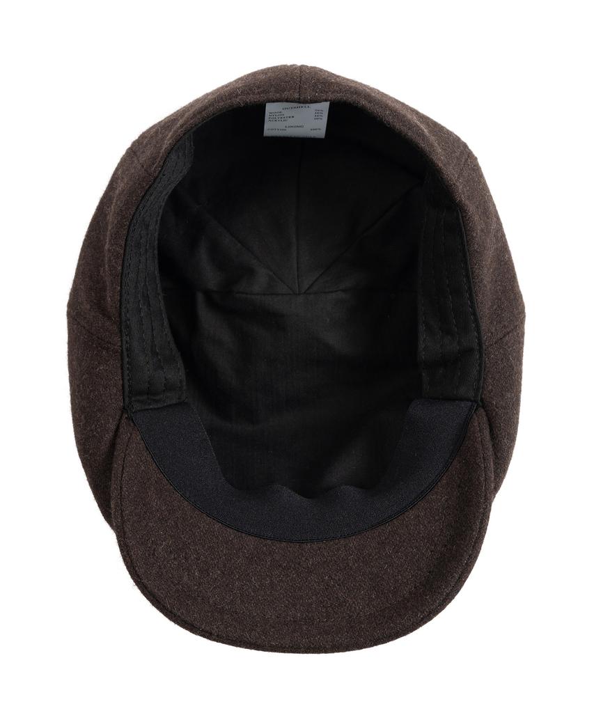 Waildeubeuligseu Melton Wool Hunting Cap (Dark Brown)