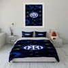 Blue snakes and logo. Bedding sets Duvet cover sets Duvet covers Pillowcases(1 * Duvet Cover 2 * Pillowcases without duvet insert)