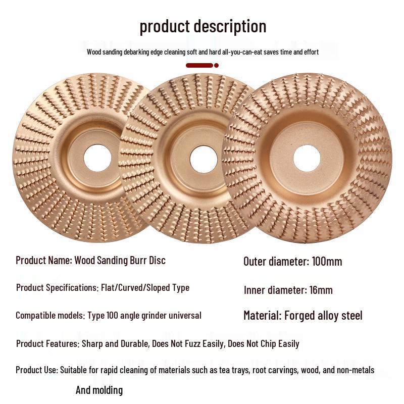 Woodworking Angle Grinder Grinding & Polishing Disc