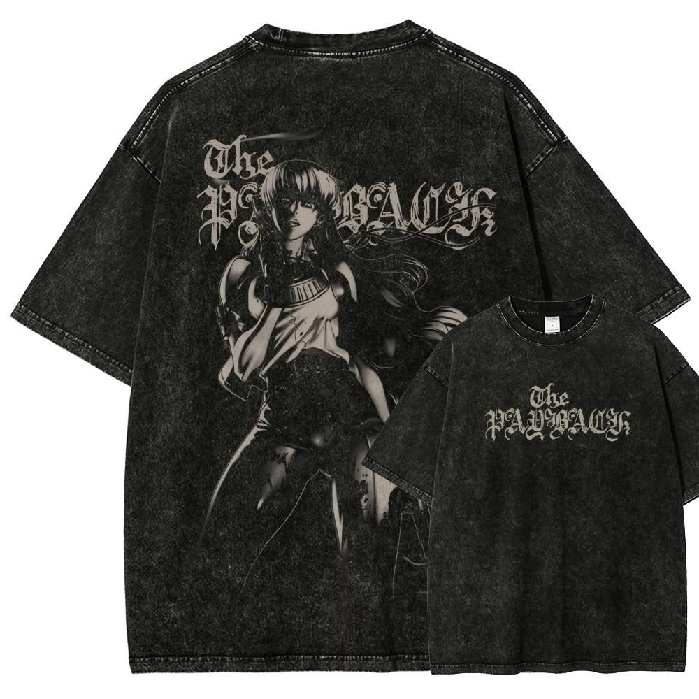 Amante Anime Black Lagoon T-shirt Lavata Abbigliamento per tutto l'anno alta qualità personalità Vestiti Taglie Forti Unisex Nuovo Modello Streetwear Trendy Cotone