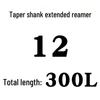 High-Speed Steel Taper Shank Extended Machine Reamer, Extra Long, 16-40 Mm Sizes for Deep Hole Applications
