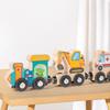 Wooden Magnetic Number Train for Kids - Color Recognition Toy