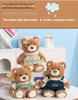 High-Quality Wearable Teddy Bear Plush Doll for Kids and Couples - Cute Dress Design, Perfect Birthday Gift