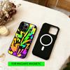 Graffiti Art Phone Case For iPhone17,16,15,14,13,12,11 Plus,Pro Magnetic with Magsafe Wireless Charging