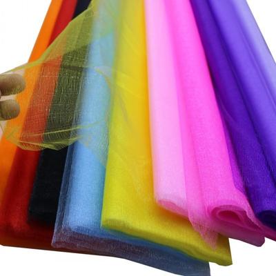 DIY Mesh Fabric Gauze Organza Fabric  Flower Shop Photo Background Cloth Wedding Decor