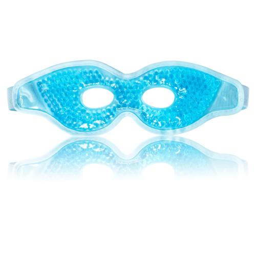 CatMoz Cooling Gel Eye Mask for Eye Rest, Eye Fatigue, and Puffiness, Hot & Cool, Reusable, 5 Colors (Blue)