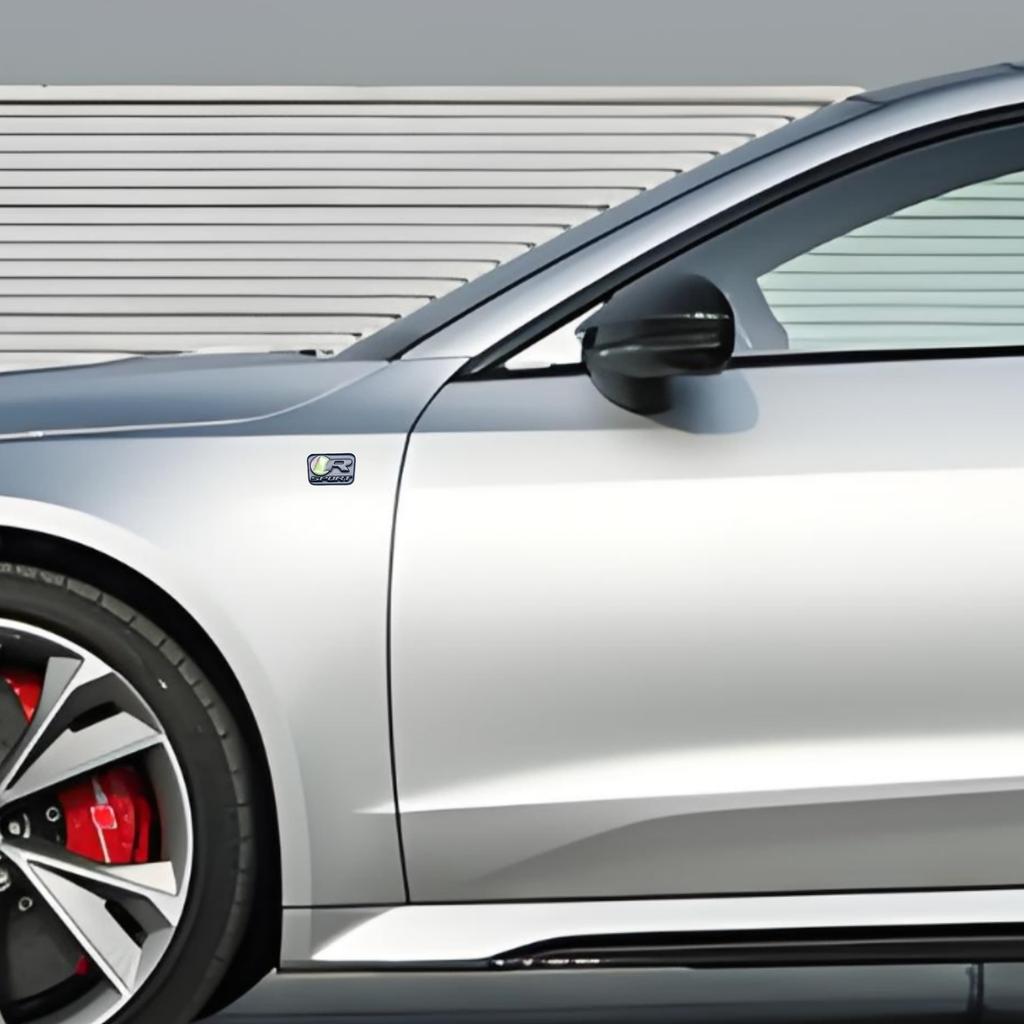 1Pc Metal S/R Sport Logo Car Emblem Badge Sticker Decoration Decal for XK X Type F Pace I-pace XJL S-Type F-Type XJ XF XE E-pace XJS