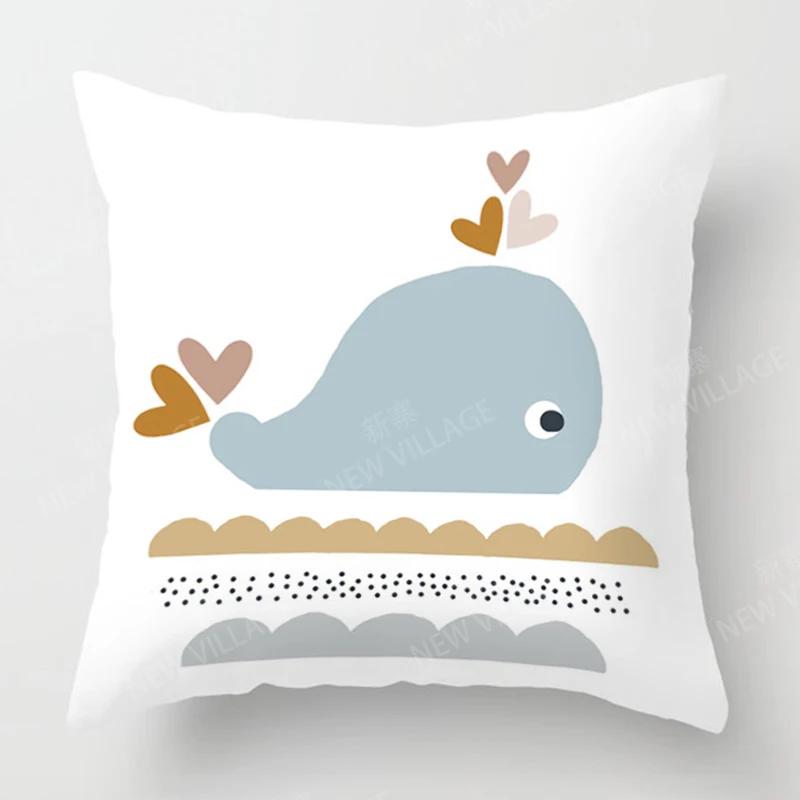 Nordic Fall  Style Home Decor Pillowcase Living Room Sofa Decor Chair Car Bedroom Decorative Pillowcase Soft Throw Cushion Cover