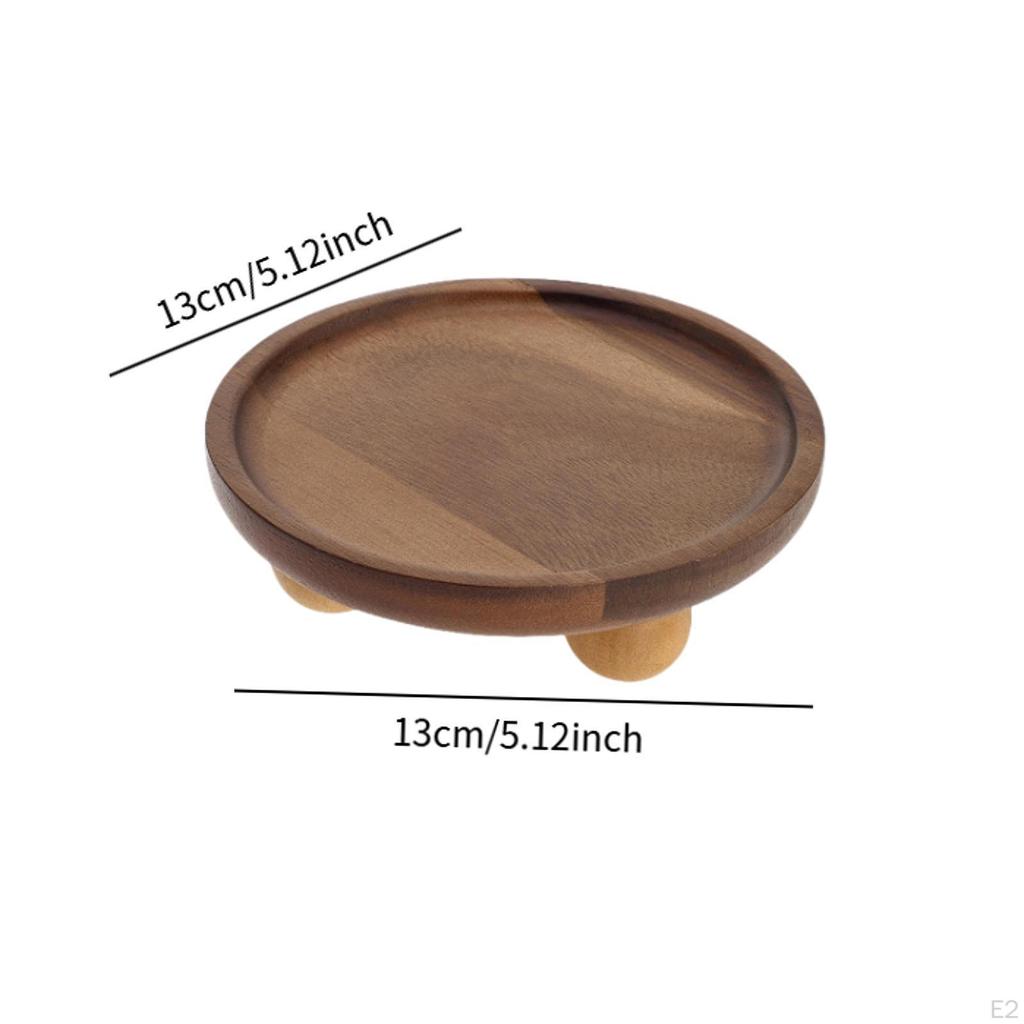 Drewniany stojak na biżuterię, podstawka na drobiazgi, do świec walentynkowych, roślin