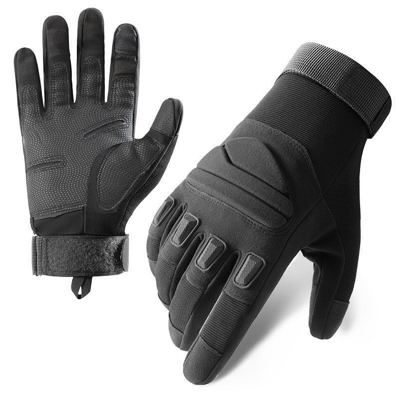Tactical Gloves Men Full Finger Outdoor Sports Climbing Anti-Slip Military Motorcycle Riding Hard Shell Gloves