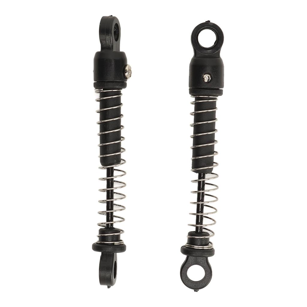 2Pcs Rear Shock Absorber Remote Control Car Shock Absorbers for WLtoys 2428 1 24 RC Crawler Car Black