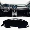 For Honda Civic X 10th 2016-2020 Car Dashboard Cover Mat Pad Dashmat Avoid Light Pad Sun Shade Instrument Panel Carpets