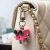 Lovely Hand-Made Punk Wooden Metal Steampunk Robot Charactors Keychain Pedant Necklace For Bag Charm Cool Jewelry Gift