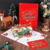 2025 Christmas Holiday Greeting and Thank You Card with Envelope - Merry Christmas Blessing
