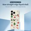 For iPhone 17 Pro Max Case Christmas Theme Pattern Printing Straight Edge TPU Phone Back Cover