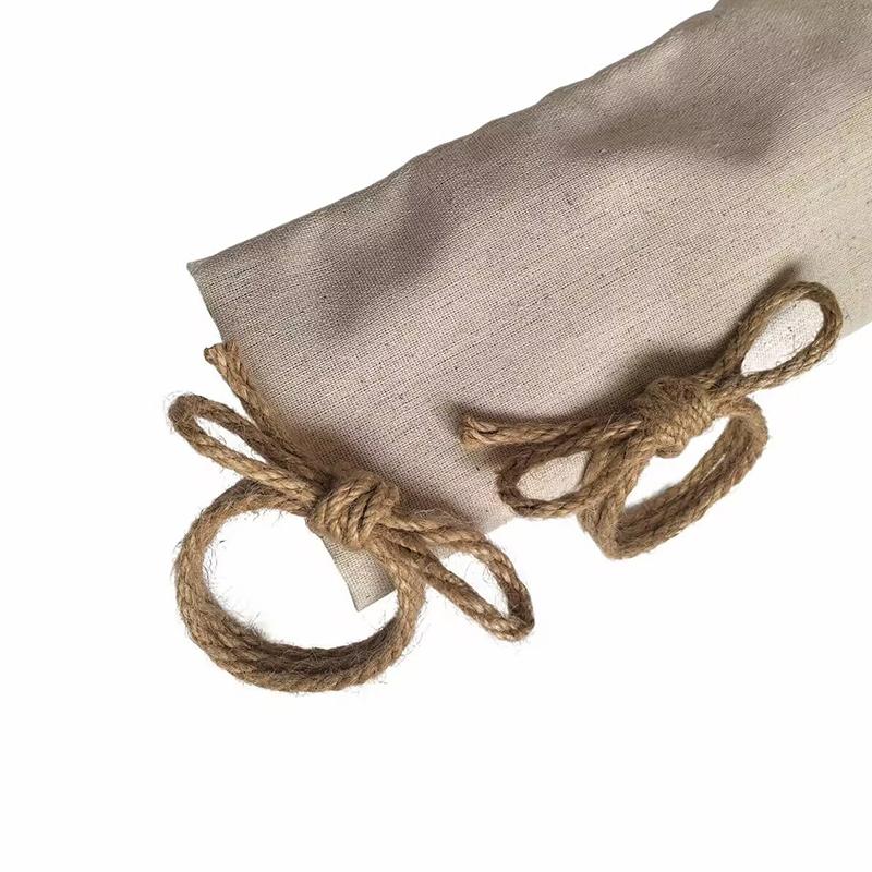 Bowknot Hemp Rope Napkin Ring Hand Woven Hemp Rope Serviette Ring For Wedding Party Table Decor
